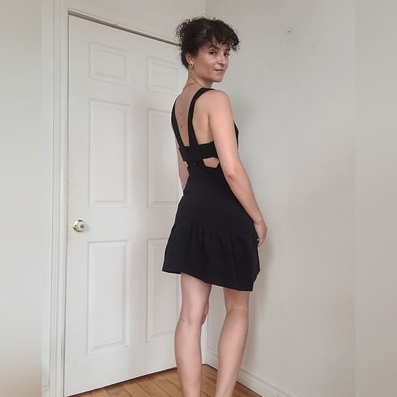 Sandro Elegant Black Sleeveless Dress - Picture 8 of 10